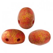 Les perles par Puca® Samos beads Opaque light coral bronze 93400/15496